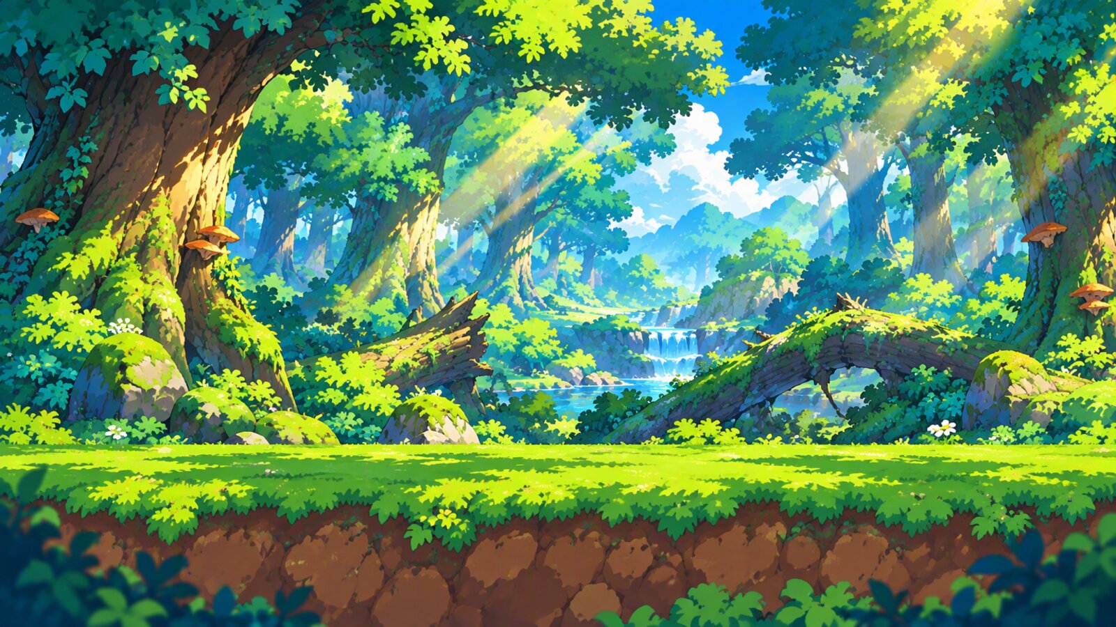 マップ「丸太の森」の背景