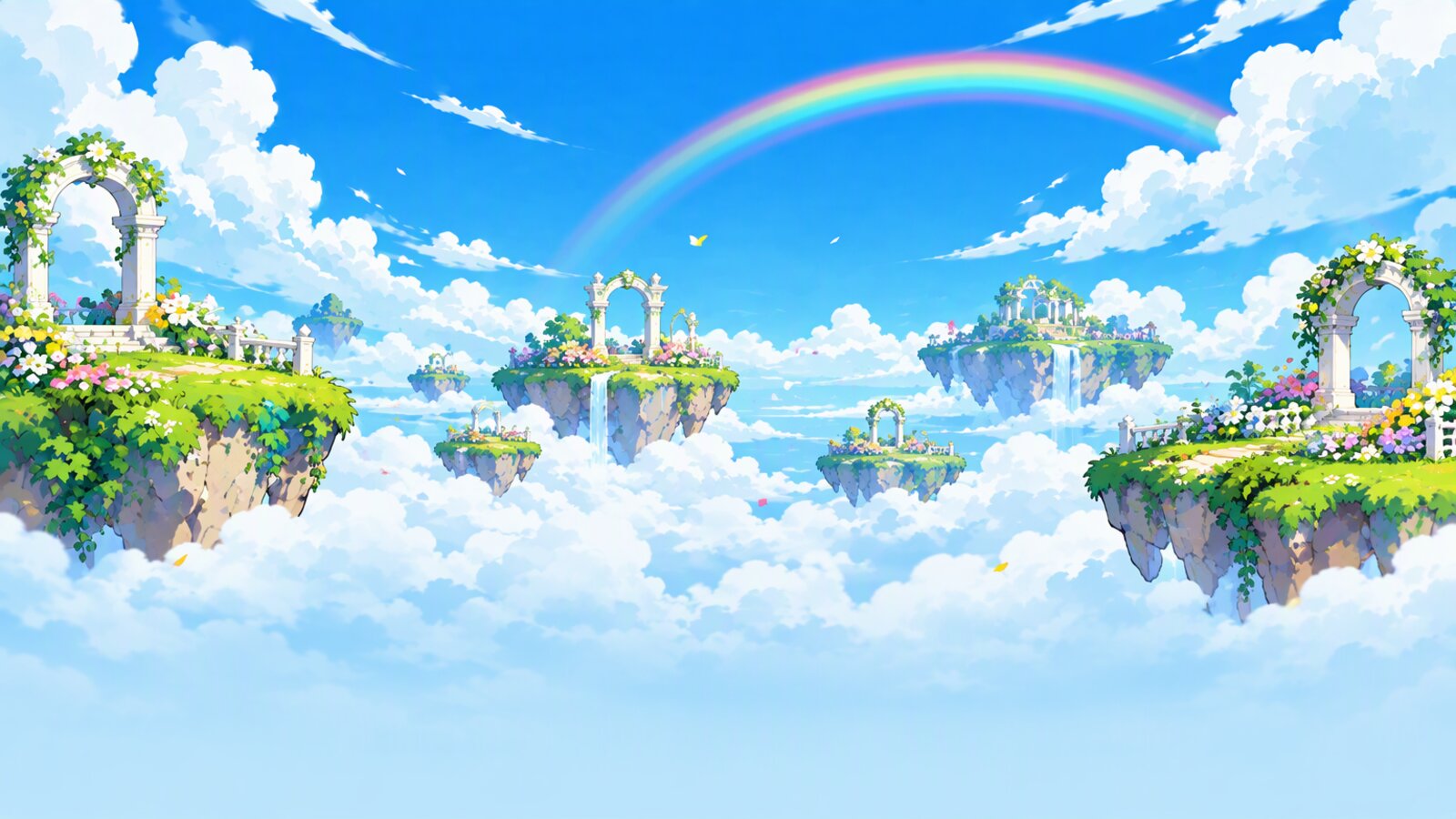 マップ「雲上庭園」の背景